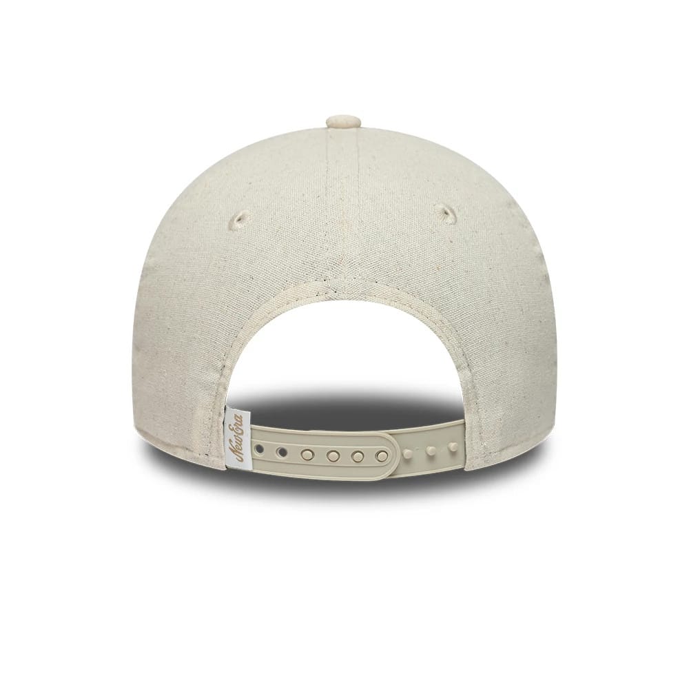 Pictured is this New Era Patch Line 9FORTY E-Frame cap in Cream. 4