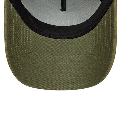 Pictured is this New Era Patch Line 9FORTY E-Frame cap in green. 5