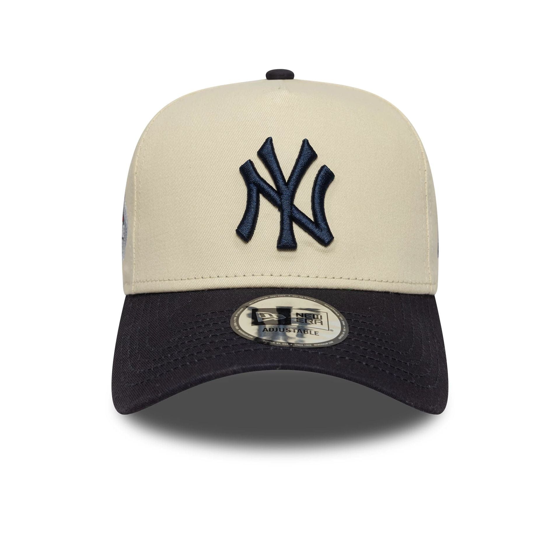 This is a New York Yankees All Star Game Patch Cream 9FORTY E-Frame Adjustable Cap 3