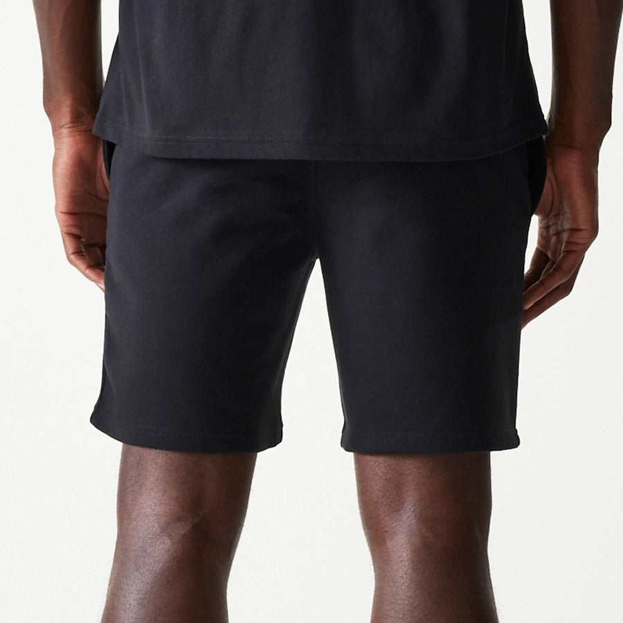 The Male model is wearing Chicago White Sox MLB League Essential Black Shorts 4
