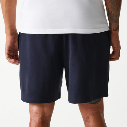 The Male model is wearing New York Yankees MLB Pique Navy Shorts 6