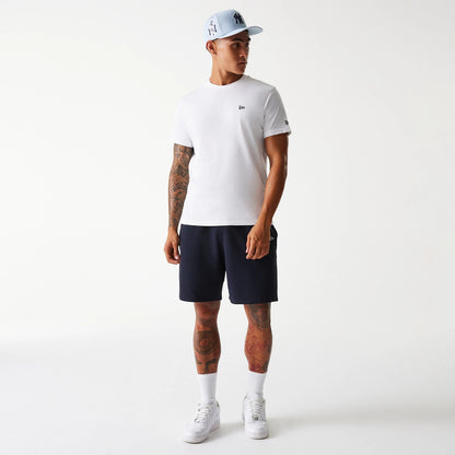 The Male model is wearing New York Yankees MLB Pique Navy Shorts 7