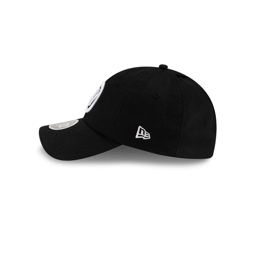This is a MoneyGram Haas F1 Womens Team Black Pony Tail Adjustable Cap 5