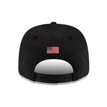 This is a MoneyGram Haas F1 Camo Black 9SEVENTY Stretch Snap Adjustable Cap 7