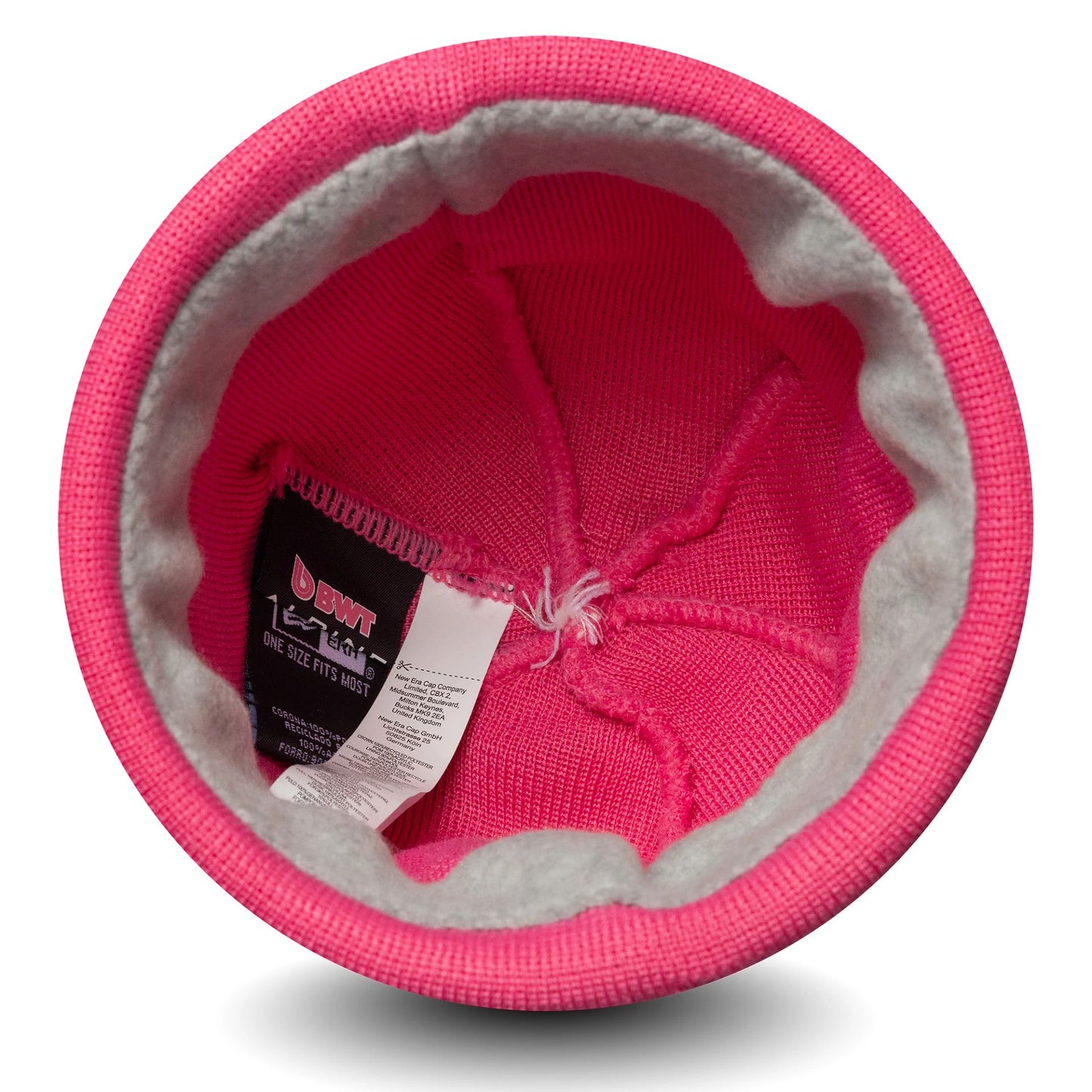 This is a Alpine Racing Replica Team Pink Cuff Knit Beanie Hat 3