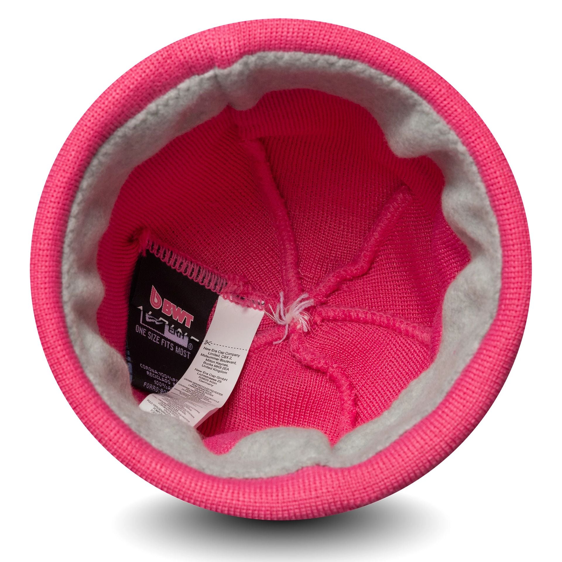 This is a Alpine Racing Replica Team Pink Cuff Knit Beanie Hat 3