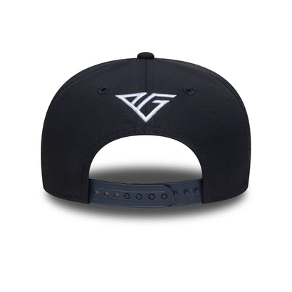This is a Alpine Racing Replica Driver Pierre Gasly Navy 9SEVENTY Stretch Snap Adjustable Cap 5