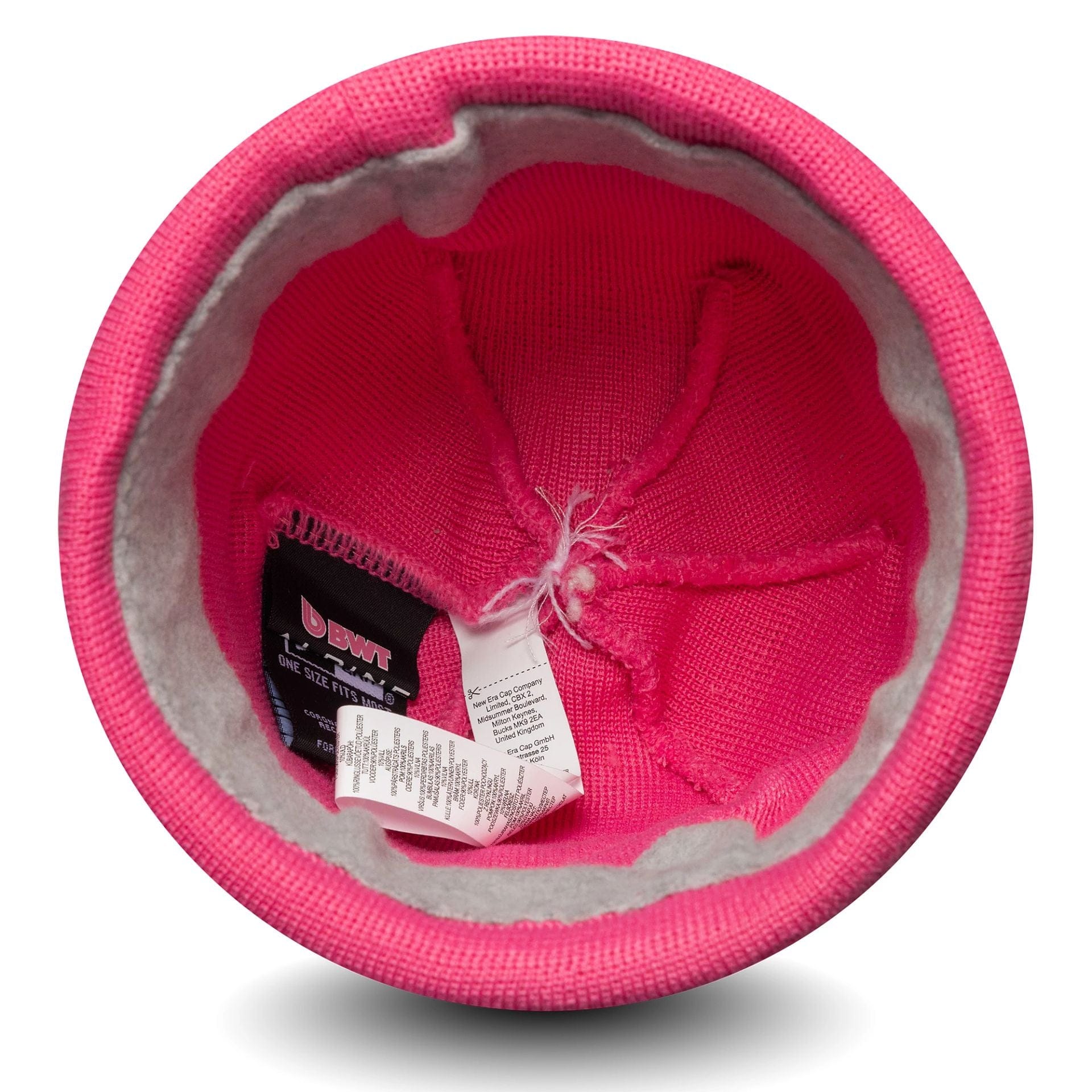 This is a Alpine Racing Replica Driver Pierre Gasly Pink Cuff Knit Beanie Hat 3