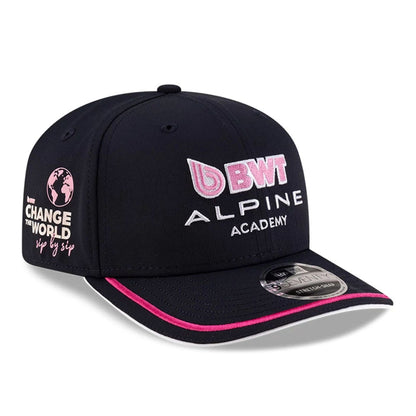 This is a Alpine Racing Academy Navy 9SEVENTY Stretch Snap Adjustable Cap 1