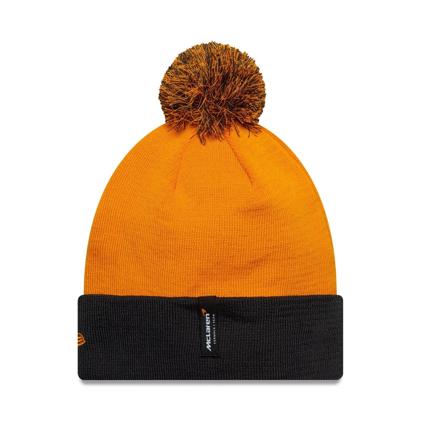 This is a McLaren Racing Orange Cuff Knit Beanie Hat 2