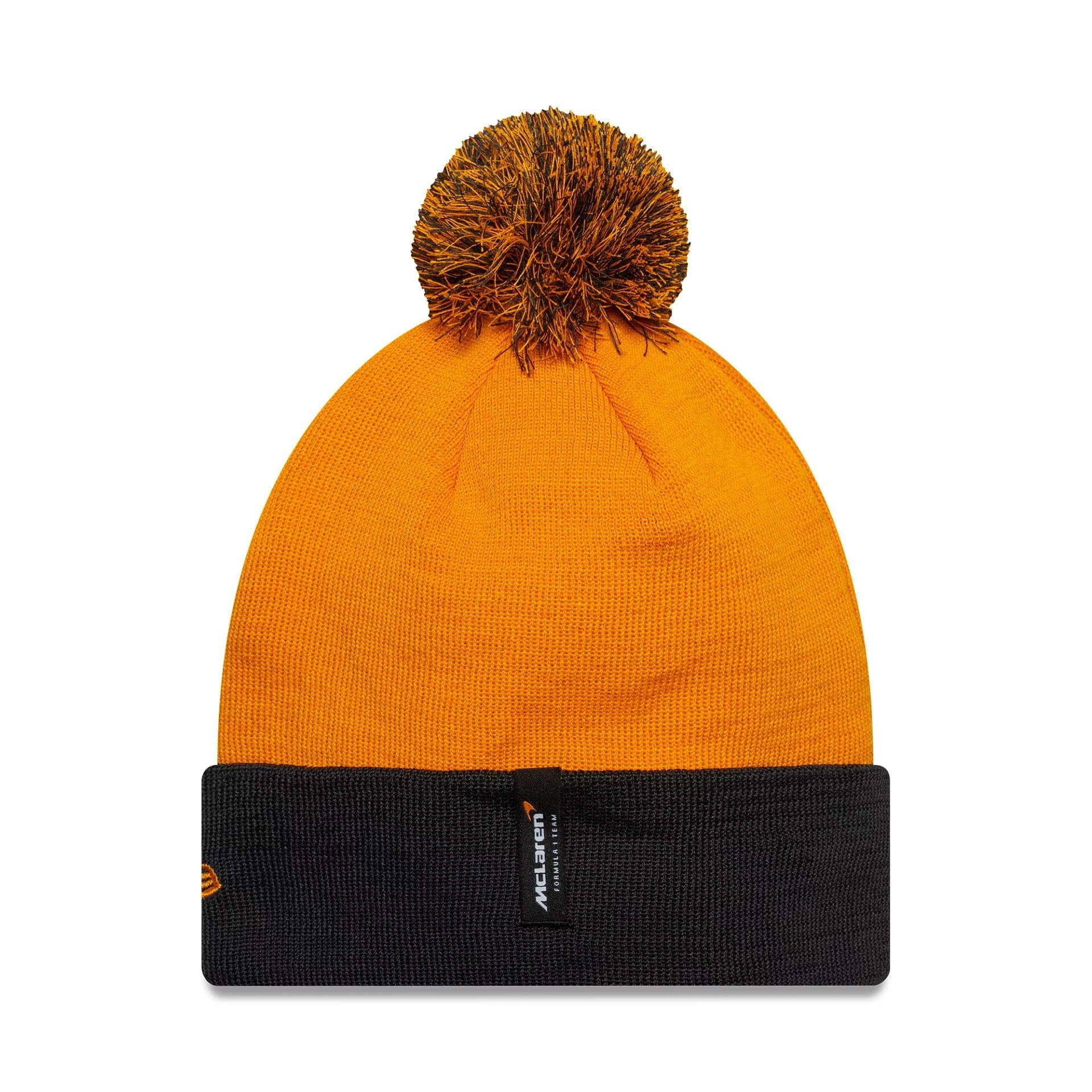 This is a McLaren Racing Orange Cuff Knit Beanie Hat 2