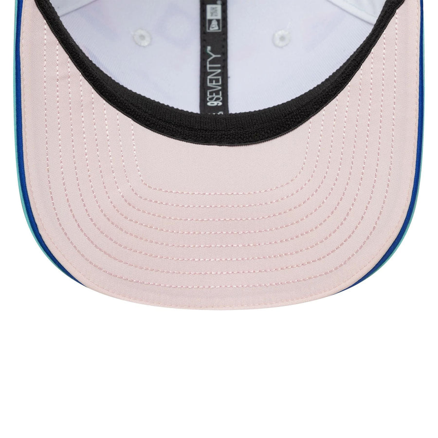 This is a Alpine Racing Pierre Gasly Miami Race Special Multi 9SEVENTY Stretch Snap Adjustable Cap 2