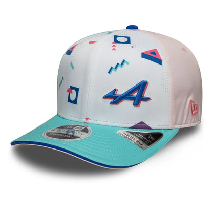This is a Alpine Racing Miami Race Special Multi 9SEVENTY Stretch Snap Adjustable Cap 3