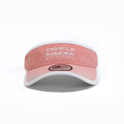 This is a Red Bull Racing Miami Race Special Pastel Pink Visor Adjustable Cap 2
