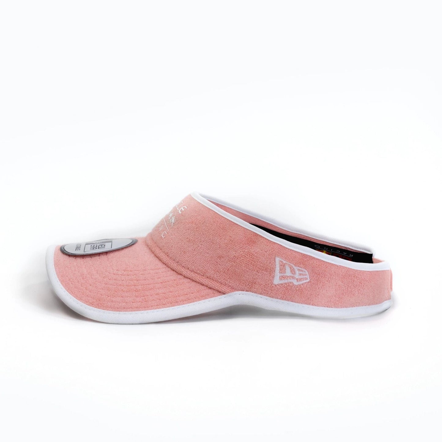 This is a Red Bull Racing Miami Race Special Pastel Pink Visor Adjustable Cap 5