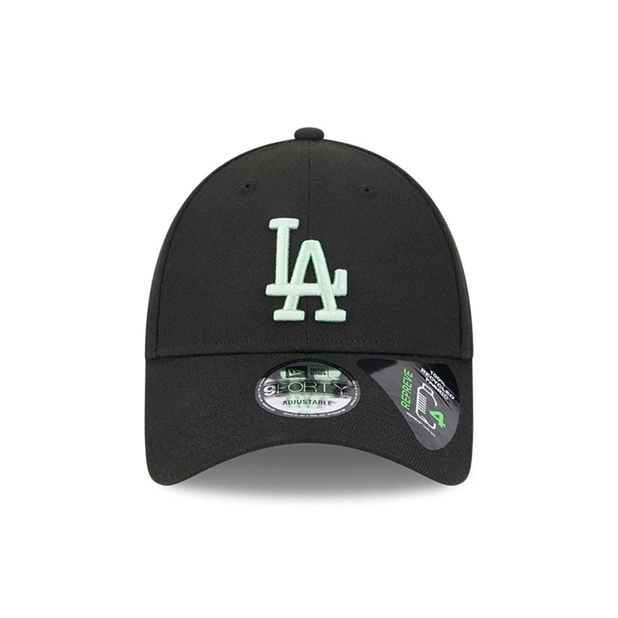 This is a LA Dodgers Repreve® MLB Peppermint Black 9FORTY Adjustable Cap 2