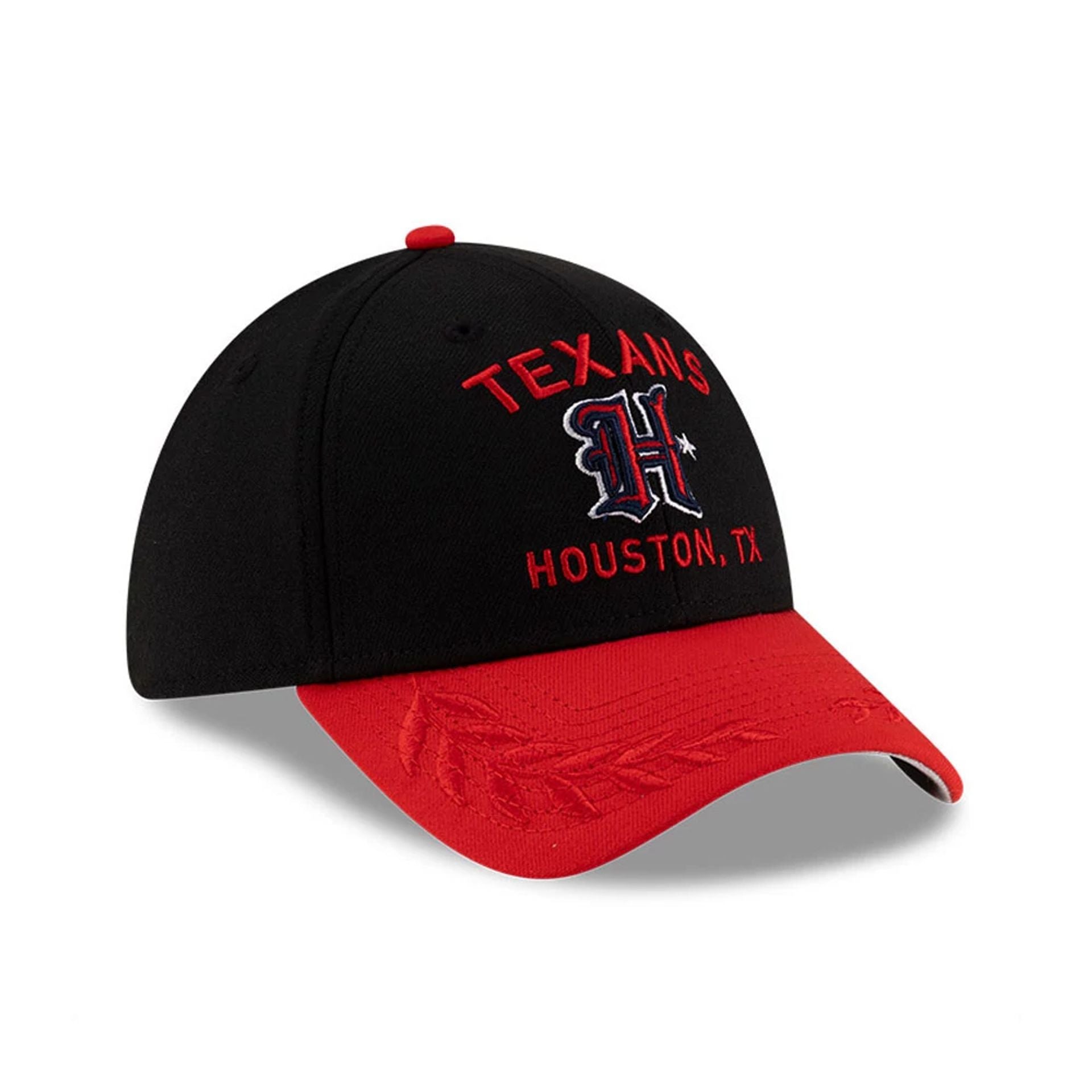 This is a Houston Texans NFL Draft 2025 Black 39THIRTY Stretch Fit Cap 4