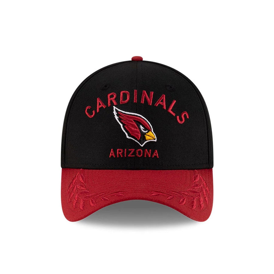 This is a Arizona Cardinals NFL Draft 2025 Black 39THIRTY Stretch Fit Cap 3