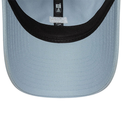 This is a New Era Slow Down Slogan Pastel Blue 9TWENTY Adjustable Cap 5