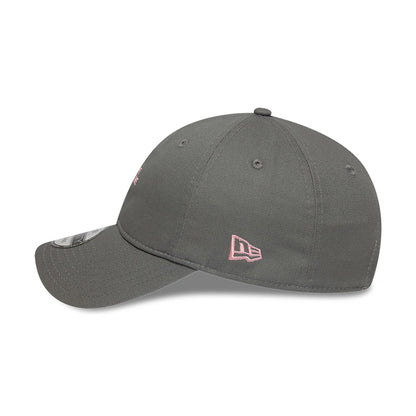 This is a New Era Aspire To Retire Slogan Grey 9TWENTY Adjustable Cap 7