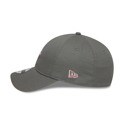 This is a New Era Aspire To Retire Slogan Grey 9TWENTY Adjustable Cap 7