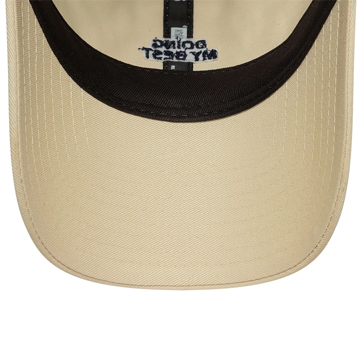 This is a New Era Doing My Best Slogan Light Beige 9TWENTY Adjustable Cap 4