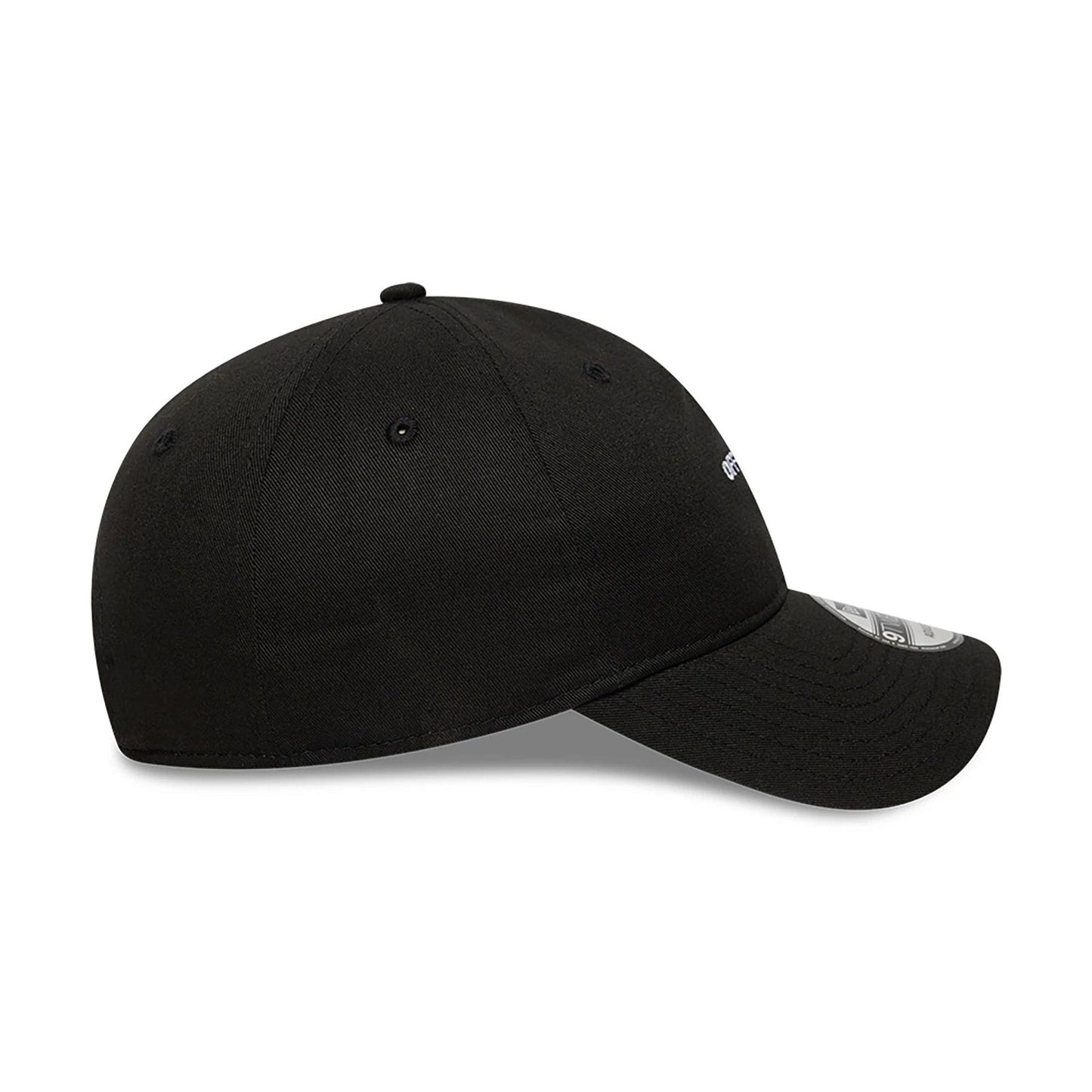 This is a New Era Off-Duty Slogan Black 9TWENTY Adjustable Cap 6