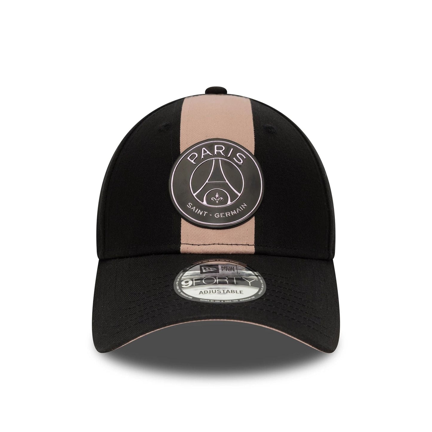 This is a Paris Saint-Germain Contrast Panel Black 9FORTY Adjustable Cap 3
