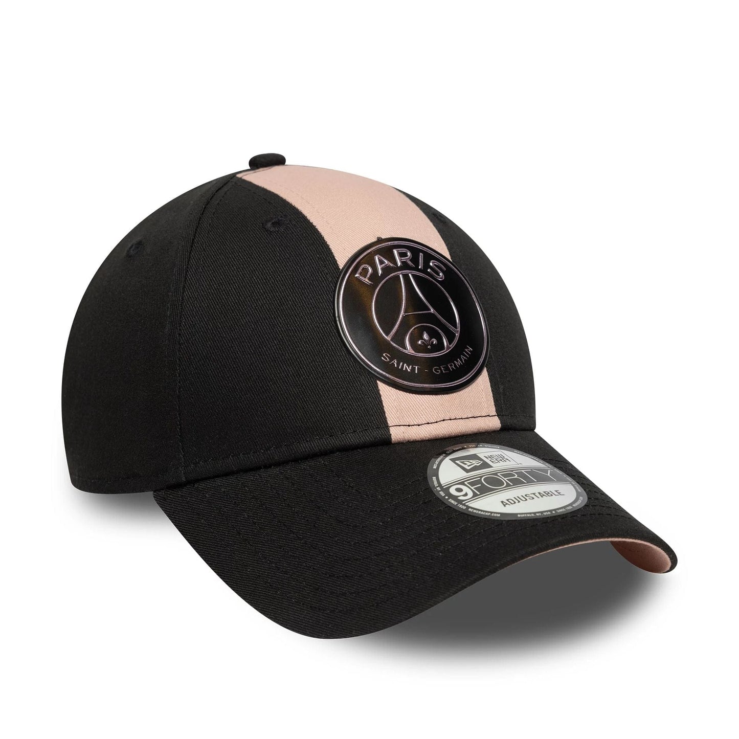 This is a Paris Saint-Germain Contrast Panel Black 9FORTY Adjustable Cap 4