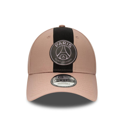 This is a Paris Saint-Germain Contrast Panel Pastel Pink 9FORTY Adjustable Cap 3