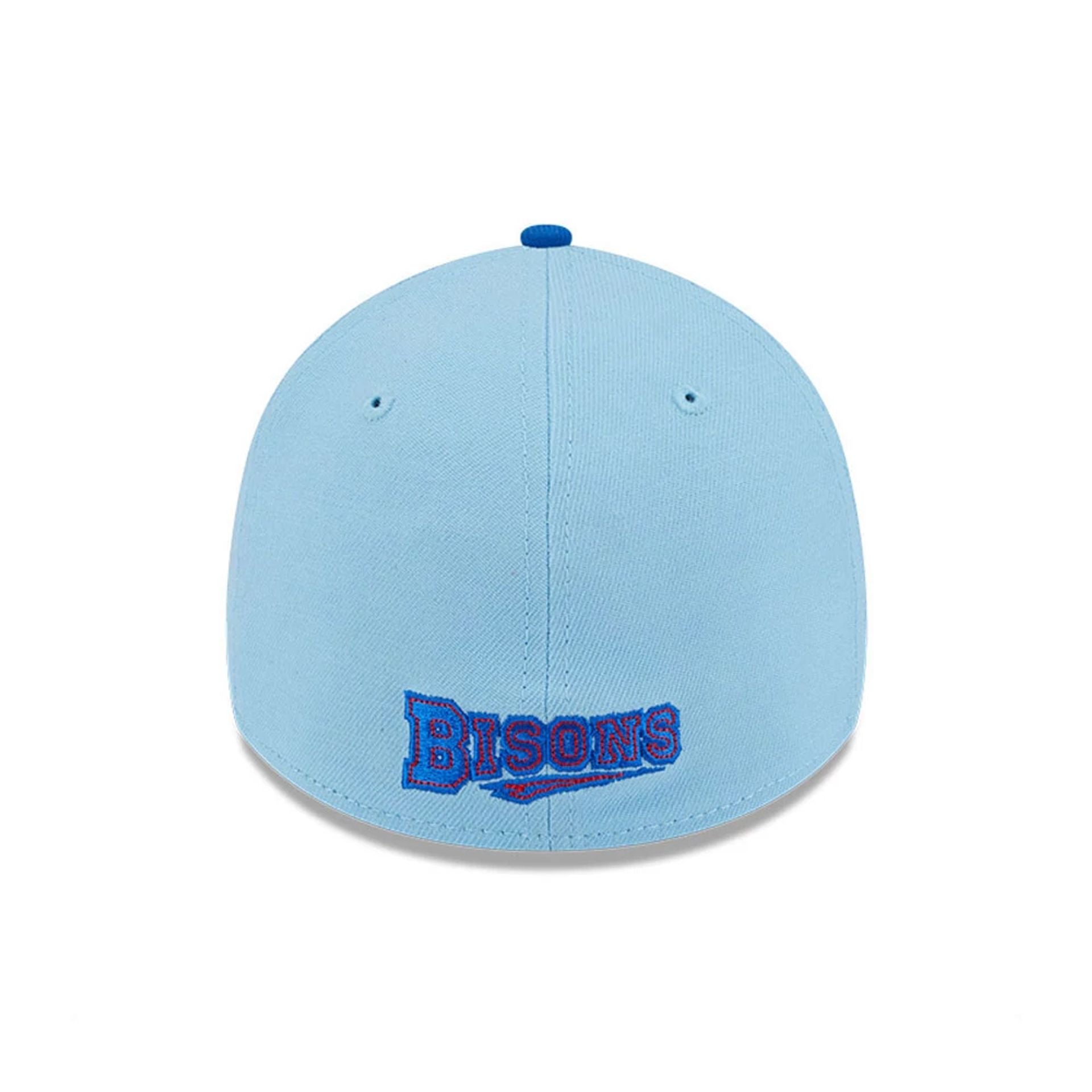 This is a Buffalo Bisons MiLB 4th Of July Blue 39THIRTY Stretch Fit Cap 7
