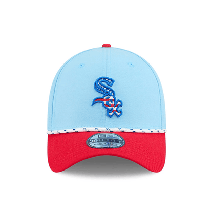 This is a Chicago White Sox MLB 4th Of July Blue 39THIRTY Stretch Fit Cap 3
