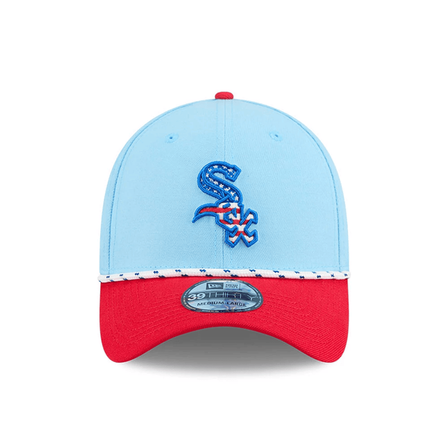 This is a Chicago White Sox MLB 4th Of July Blue 39THIRTY Stretch Fit Cap 3