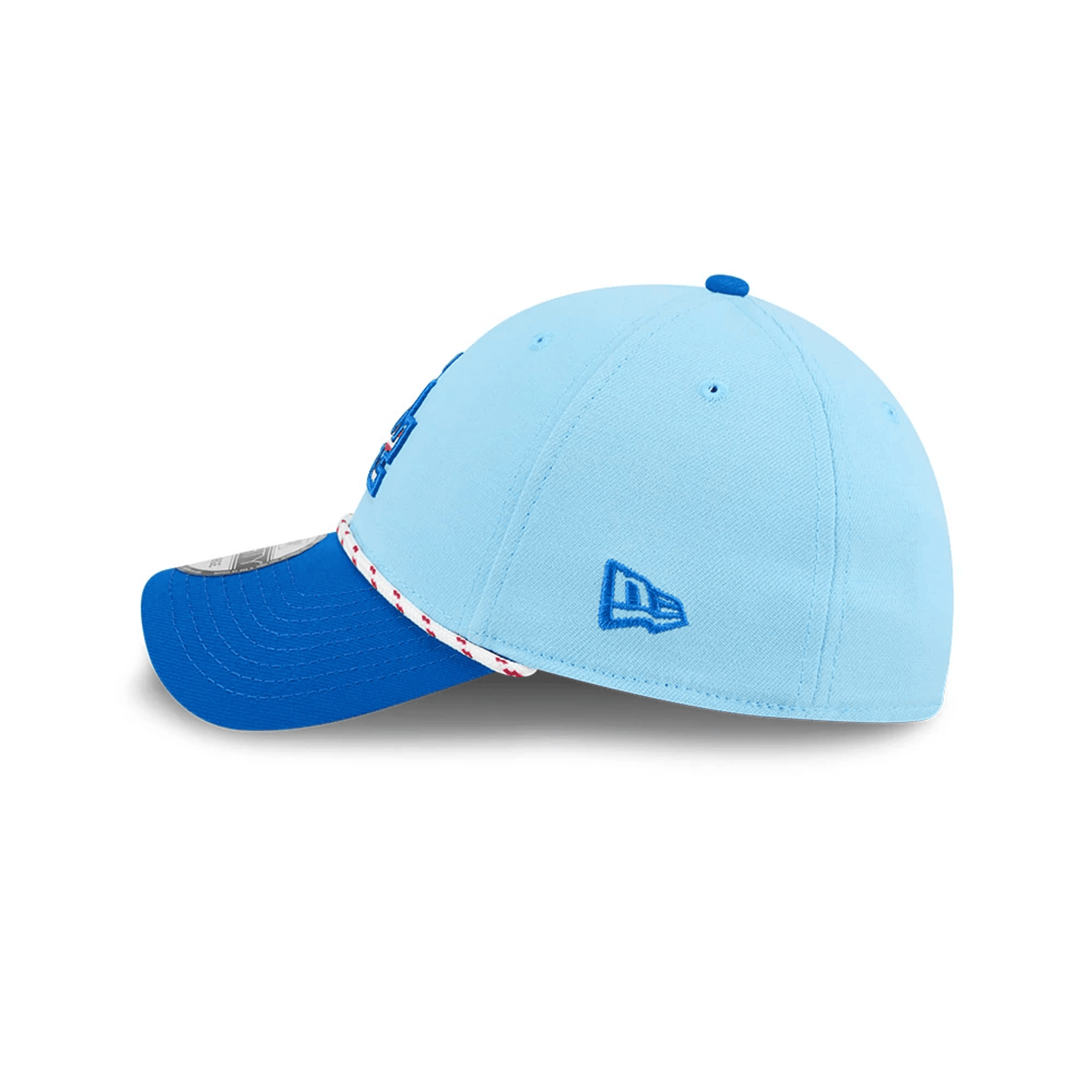 This is a LA Dodgers MLB 4th Of July Blue 39THIRTY Stretch Fit Cap 5