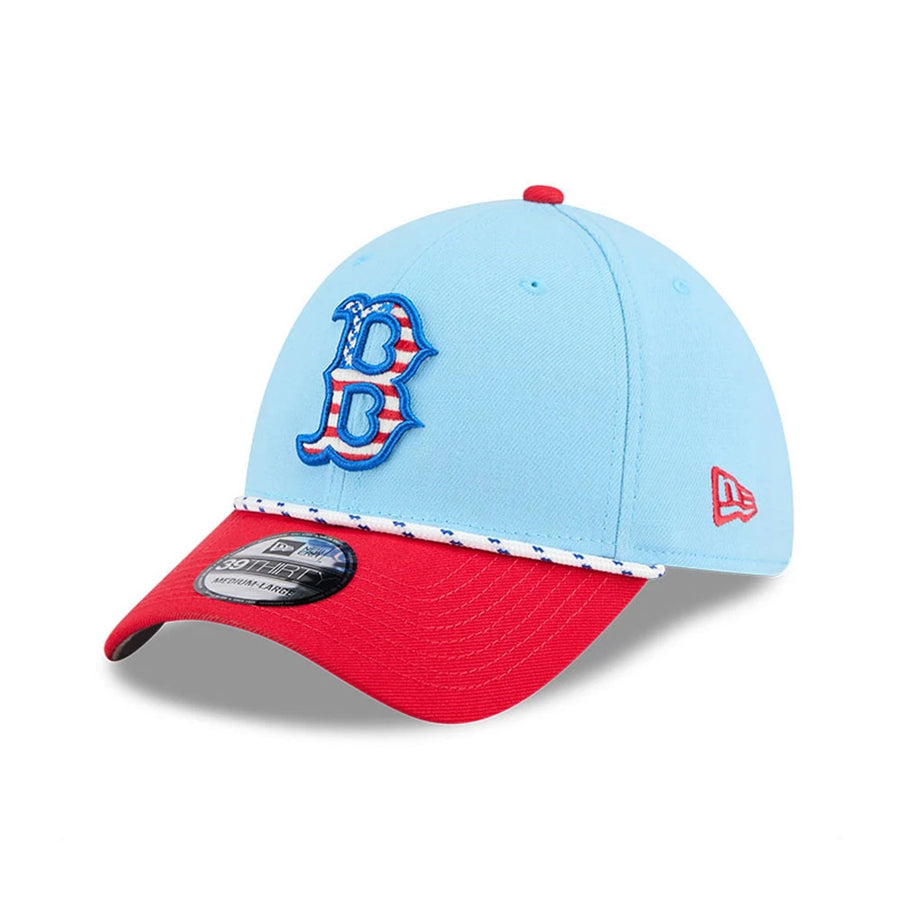 MLB 4th Of July Boston Red Sox Blue 39THIRTY Stretch Fit Cap NEC UK