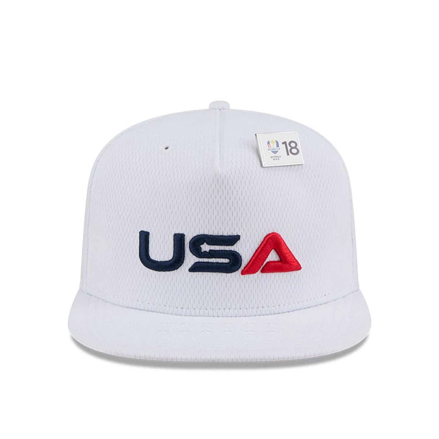 This is a PGA Ryder Cup 2025 Tuesday & Thursday White 59FIFTY A-Frame Fitted Cap 3