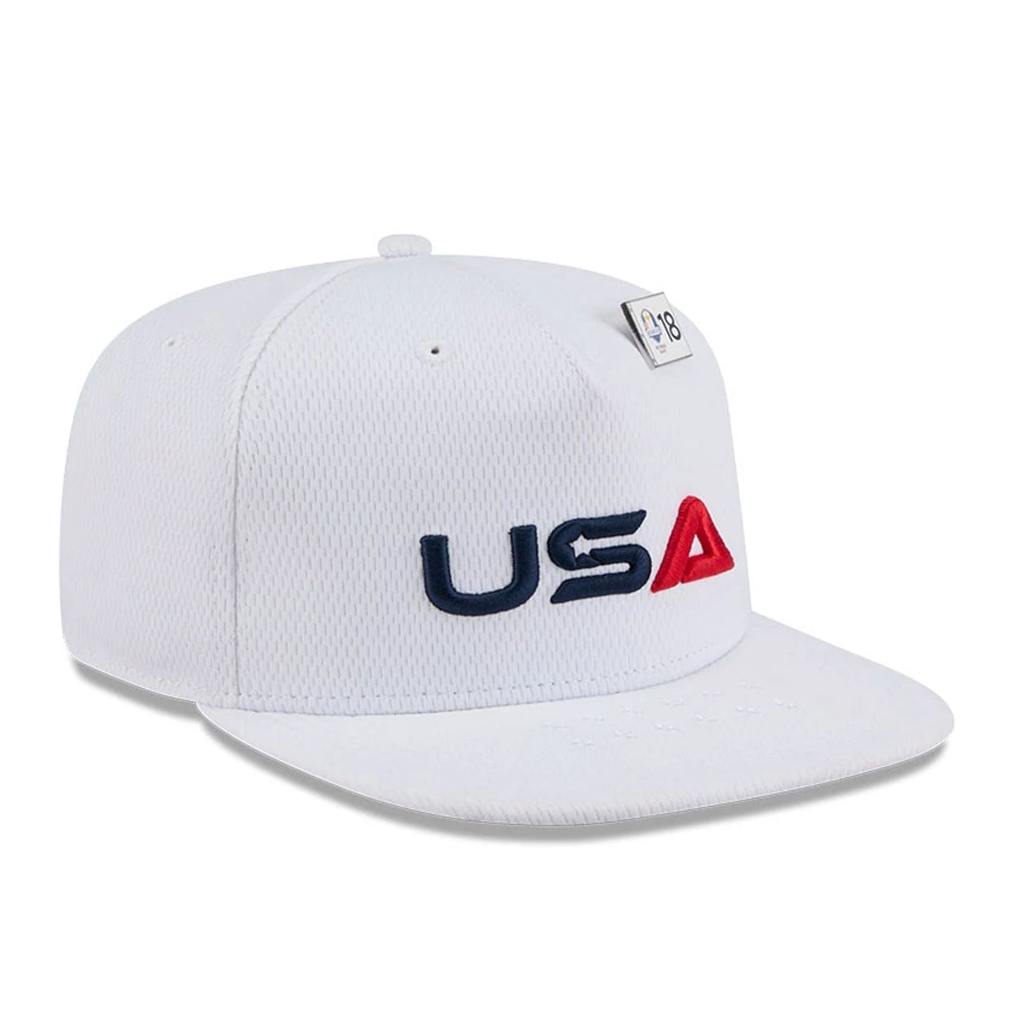 This is a PGA Ryder Cup 2025 Tuesday & Thursday White 59FIFTY A-Frame Fitted Cap 4