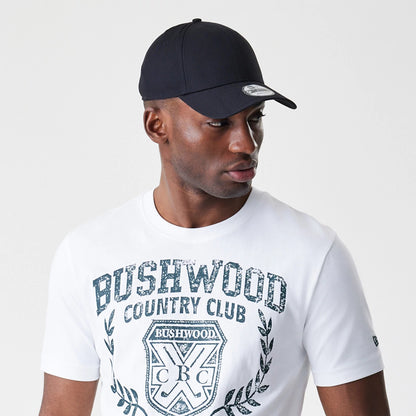 The Male model is wearing Caddyshack Caddy Day Tournament White T-Shirt 6