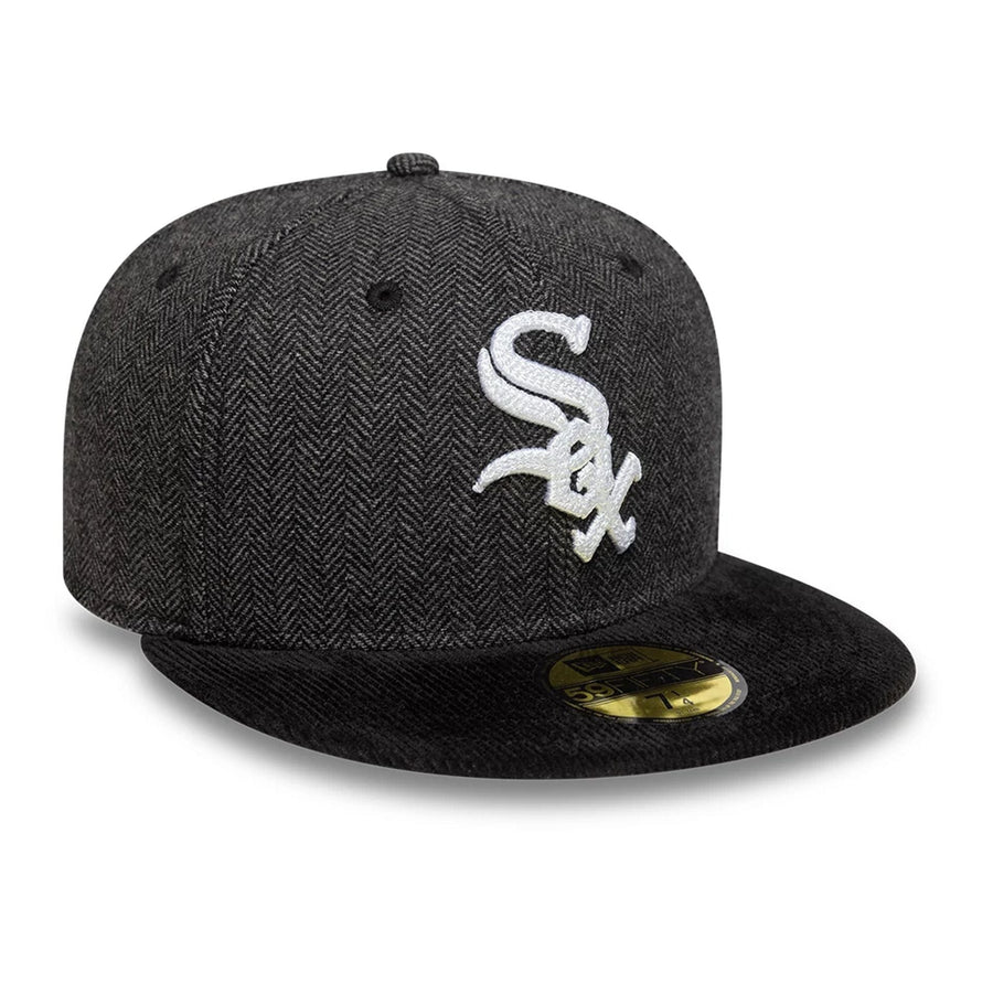 This is a Chicago White Sox MLB Cord Black 59FIFTY Fitted Cap 4