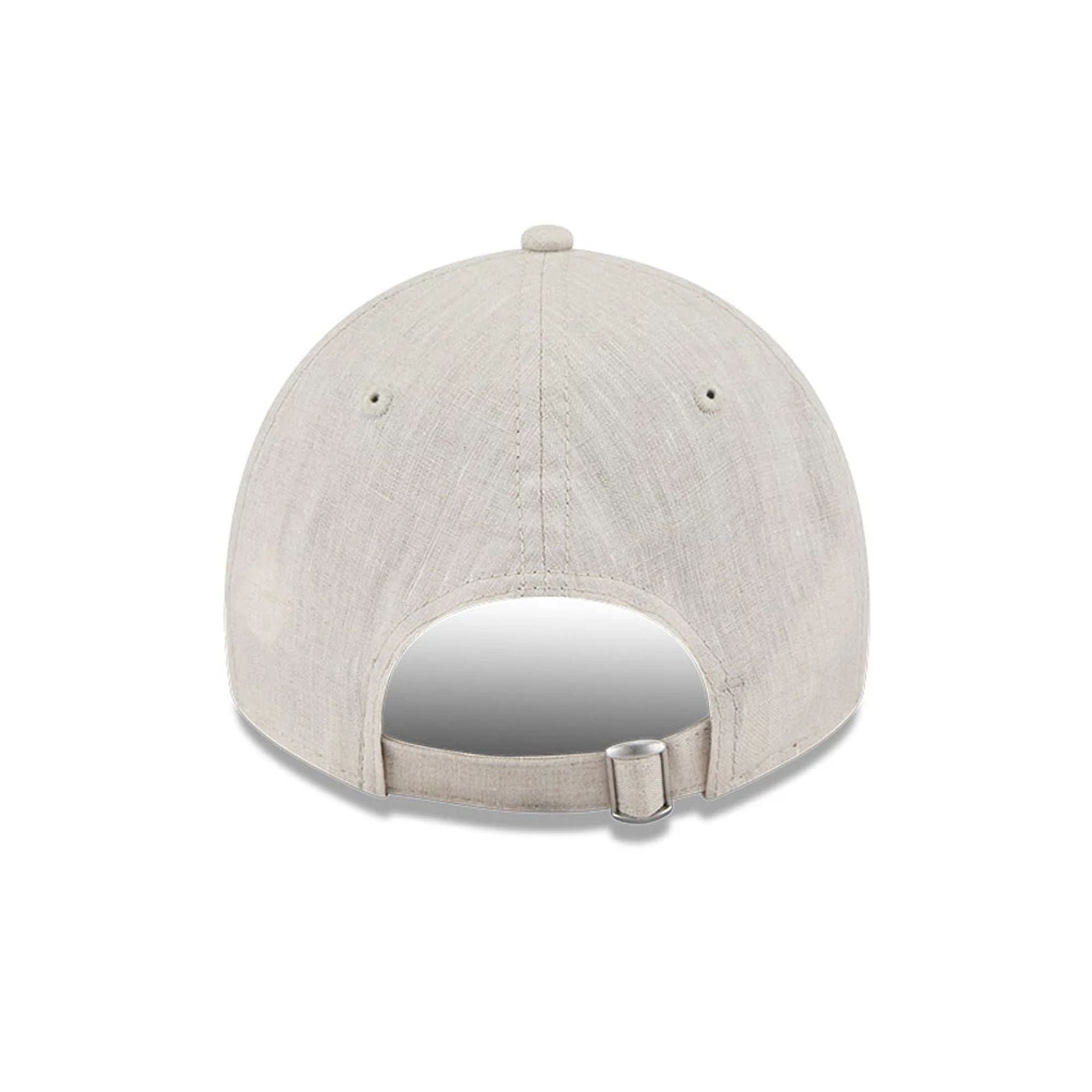 This is a New York Yankees Floral Visor Open Beige 9TWENTY Adjustable Cap 6