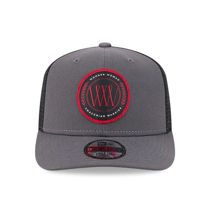 This is a Wonder Woman Dark Grey 9SEVENTY Stretch Snap Adjustable Cap 3