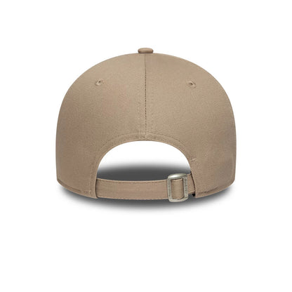 This is a New York Yankees MLB League Essential Pastel Brown 9FORTY Adjustable Cap 4