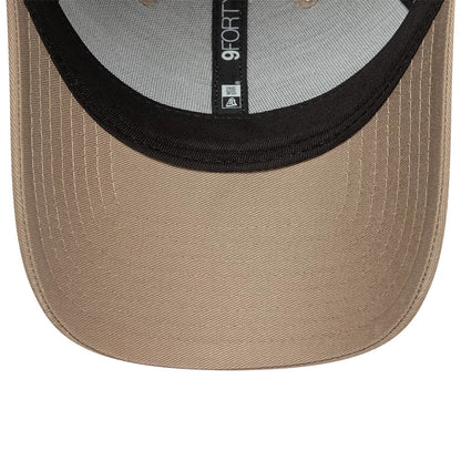 This is a New York Yankees MLB League Essential Pastel Brown 9FORTY Adjustable Cap 5