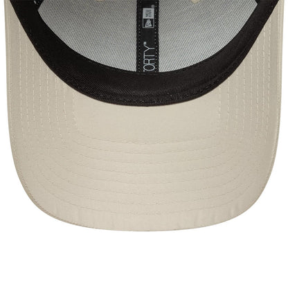 This is a New York Yankees MLB Flawless Cream 9FORTY Adjustable Cap 5