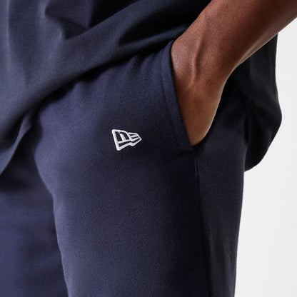 The Male model is wearing New York Yankees MLB League Essential Navy Shorts 5