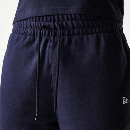 The Male model is wearing New York Yankees MLB League Essential Navy Shorts 6