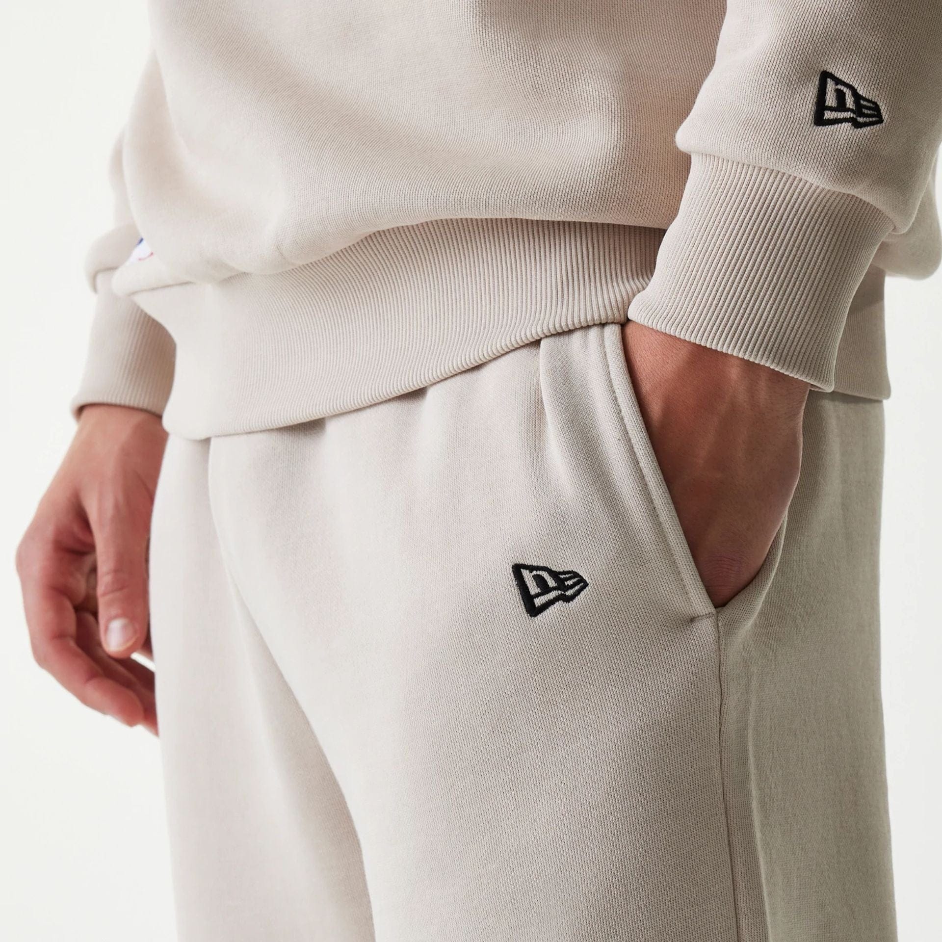 nike cord joggers in cream