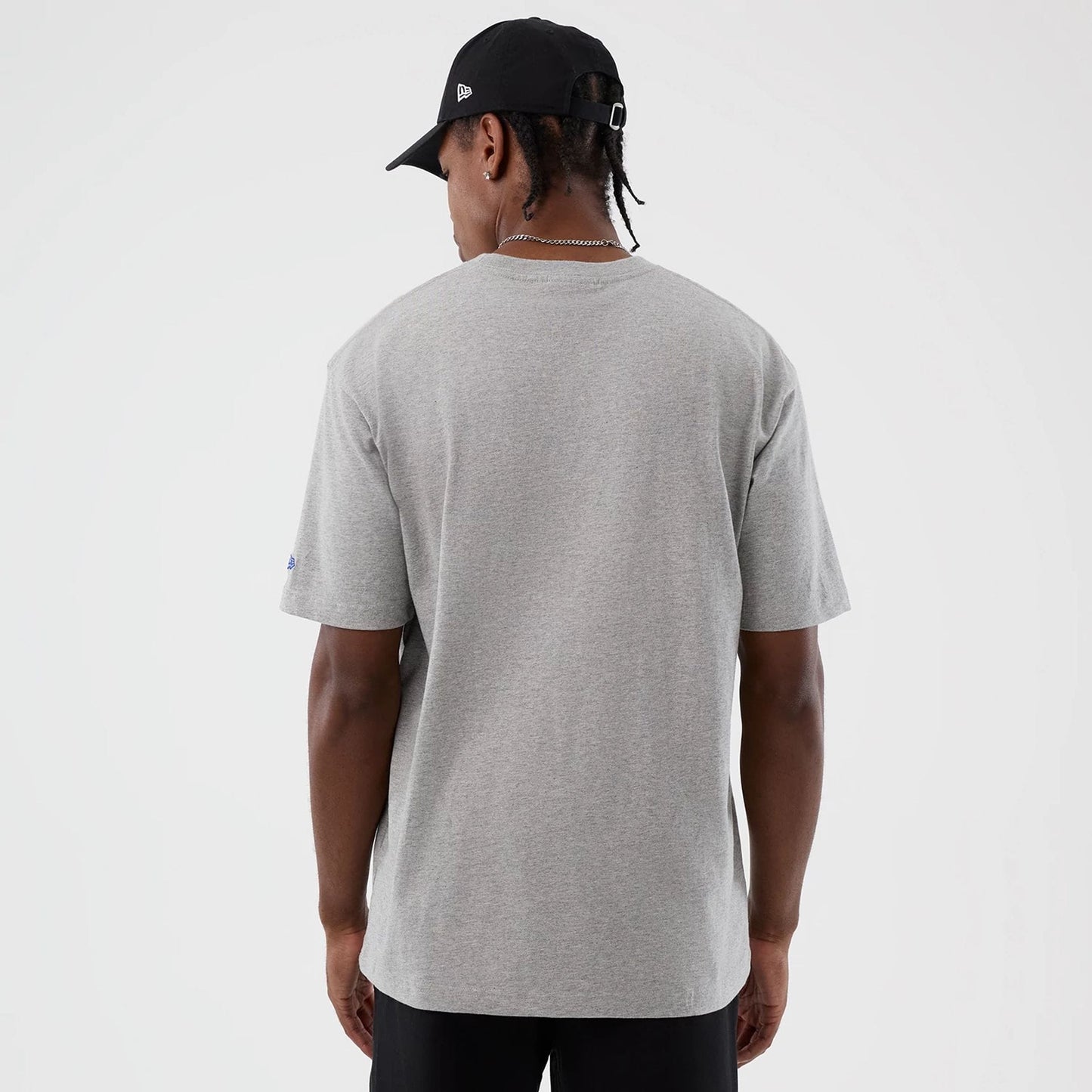 The Male model is wearing Buffalo Sabres NHL Sport Classic Grey T-Shirt 2