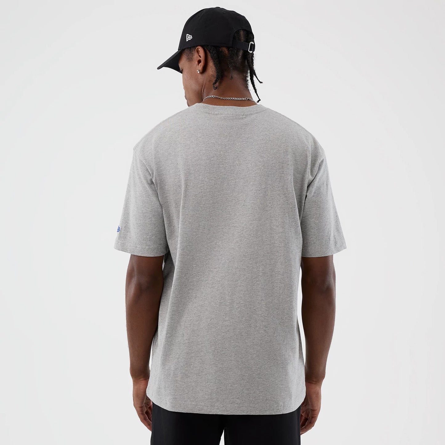 The Male model is wearing Buffalo Sabres NHL Sport Classic Grey T-Shirt 2