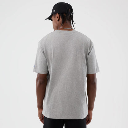 The Male model is wearing Buffalo Sabres NHL Sport Classic Grey T-Shirt 2